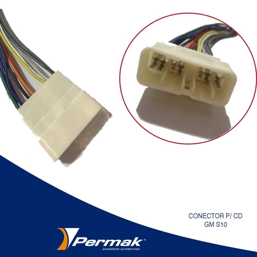 CONECTOR PARA CD GM S10 - UNIDADE CÓD. 35/D6