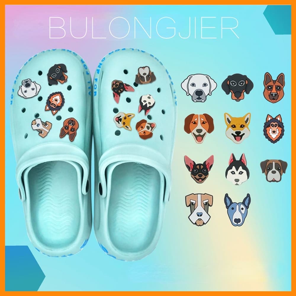 Decoração De Sapato Para Amuletos Botão De Alfinetes De Cachorro