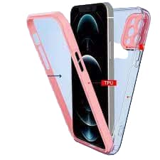 Capa Case Transparente 3 em 1 Motorola G53/E22/G32/G13/G23/G52/G73/E13/G72/EDGE 40/EDGE 40 PRO EDGE 30 EDGE 30 PRO G5S G5 PLUS G3 G2 E5 PLAY G6 G6 PLUS 1 Capa Case Capinha Frente E Verso 360 Full Cover