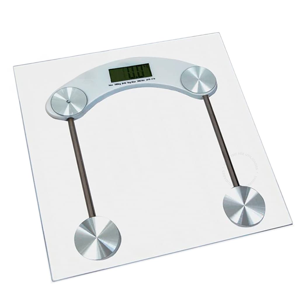 Balança Corporal Digital Até 180kg Com Vidro Temperado Premium