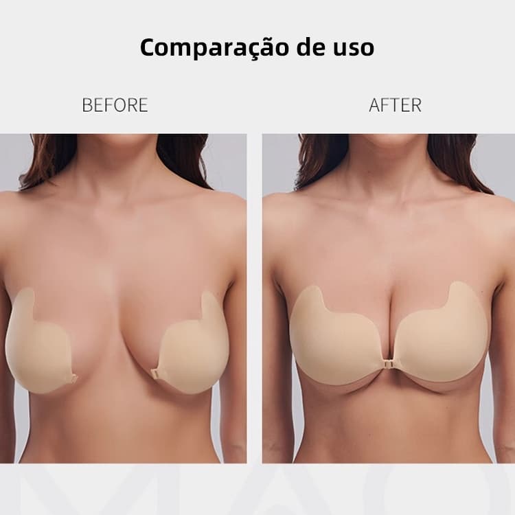 Adesivos Para O Peito Em Forma De Manga De Silicone Levantam Pétalas De Auto-Adesivas Sem Alças Tampa Invisível