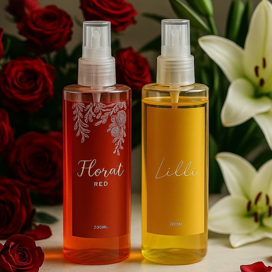 Kit Body Splash Florata Red e Lilli Mulher Cheirosa 200ml Cada