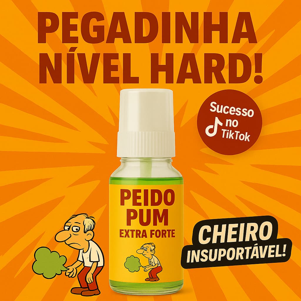 Peido Spray de  Pum Pegadinha Super Forte - Zoação Garantida - Pegadinha - Trolagem TikTok