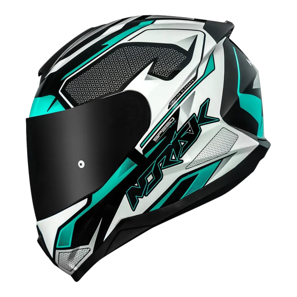 Capacete Norisk Razor Speedmax Green Preto Com Verde Esportivo Homologado Resistente
