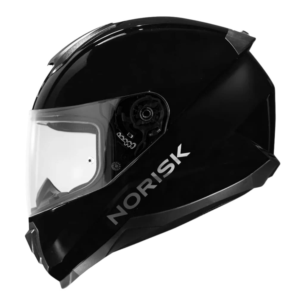 Capacete Masculino Fechado Norisk Razor Solid Preto Entrega Imediata