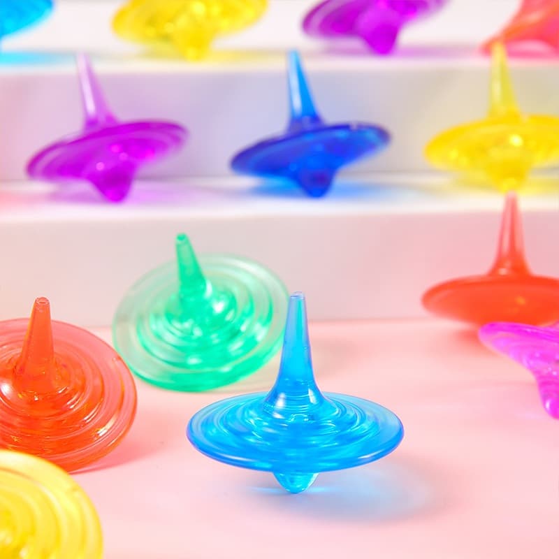 Mini Top Brinquedos Infantis Parafuso Manual de Plástico para Crianças Parafuso Manual de Plástico Pequeno Topo de Plástico para Montagem Combate