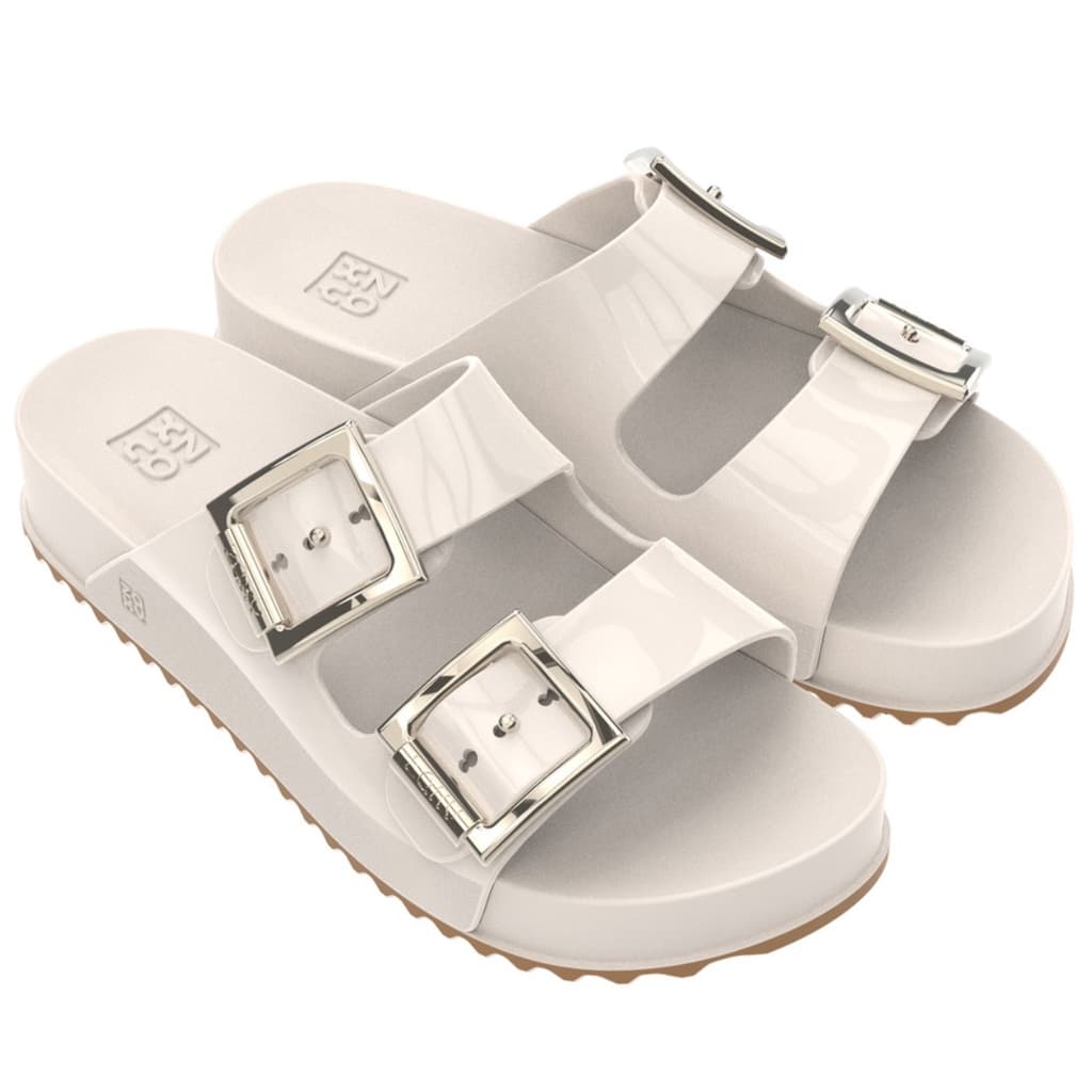 Sandalia Zaxy Partner Feminina Papete Fivelas Birken Macia