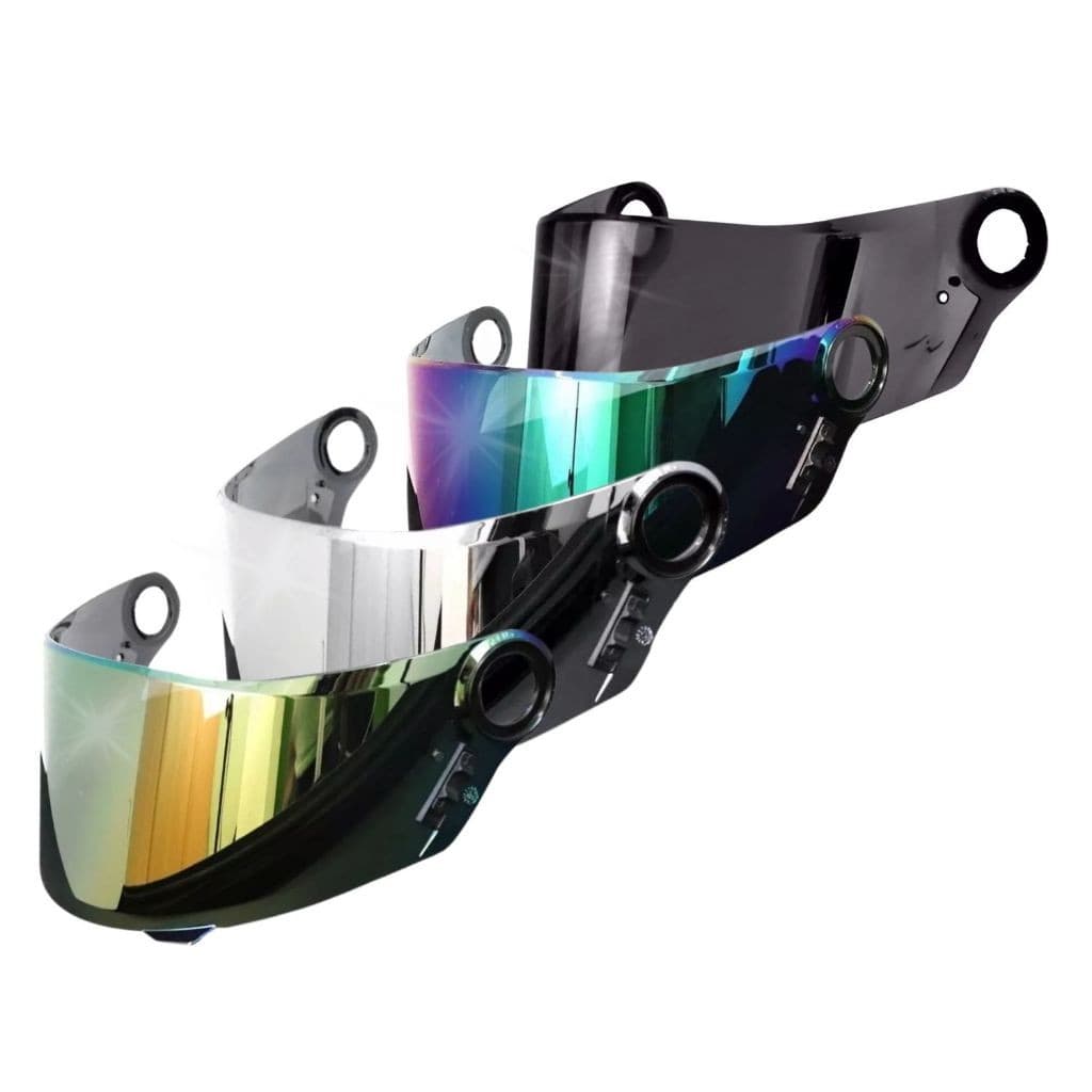 Viseira Colorida para Capacete LS2 FF358 FF396 FW3 GT GT2 HELT STRADA Lente Espelhada Anti-Risco