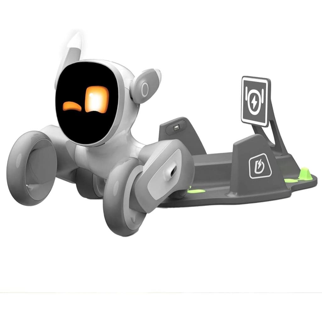 Cão Robô Inteligente, Brinquedos para Gatos Camera para Pet, Robo Brinquedo Inteligente, Chat~GPT-4o Controle de Voz 