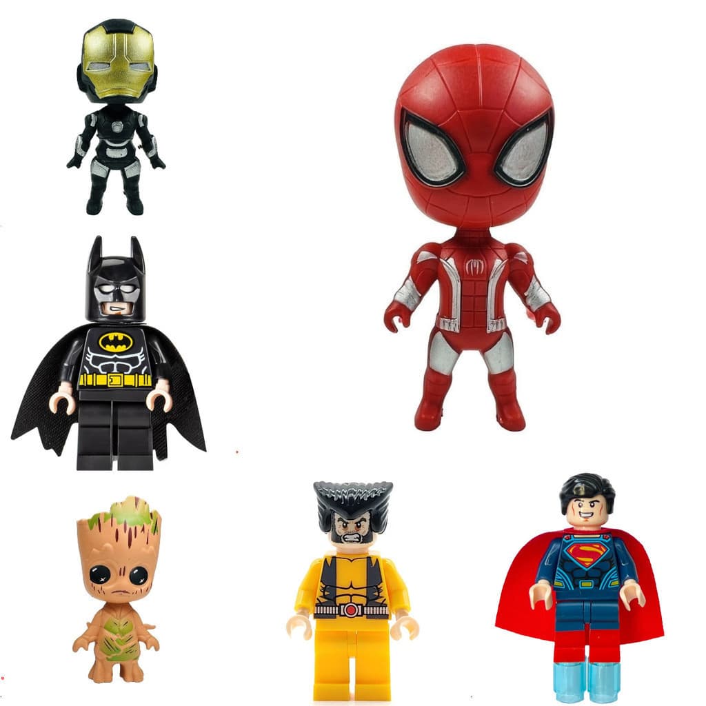 Blocos de construção de bonecos de ação brinquedos infantis